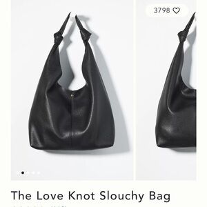 Anthropologie The Love Knot Slouchy Bag